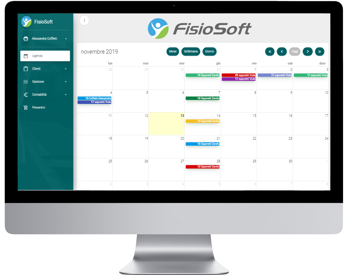 FisioSoft è unsoftware per fisioterapisti innovativo